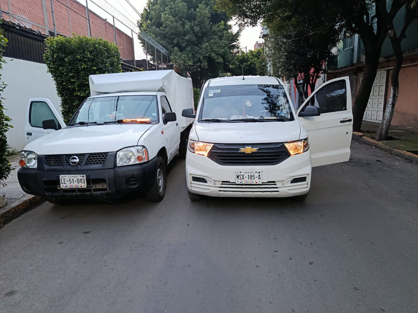Van ligera y unidad de distribución urbana