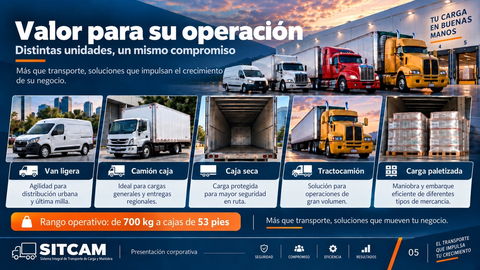 Valor para su operación: distintas unidades, un mismo compromiso